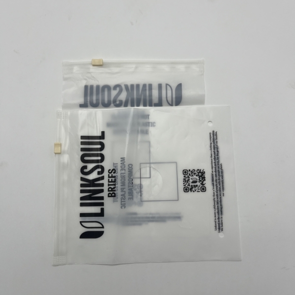 High Quality 100% Compostable Zipper Bag Biodegradable bag