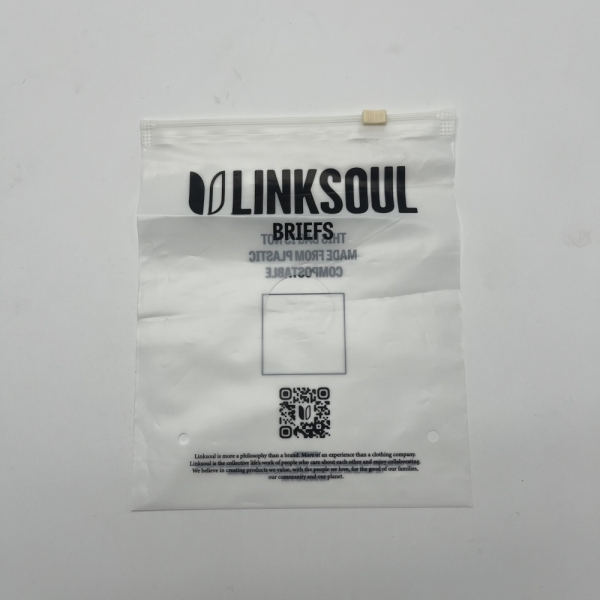 High Quality 100% Compostable Zipper Bag Biodegradable bag