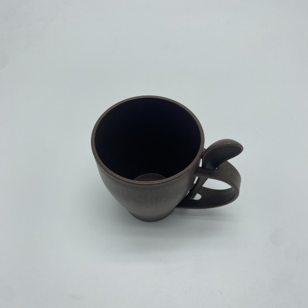 Wholesale customized coffee grounds milk oat cup  with spoon for promotion
