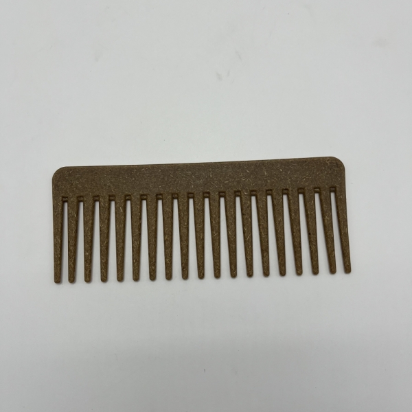 8268  Coconut Plant Fiber Frosted Wide Tooth Comb