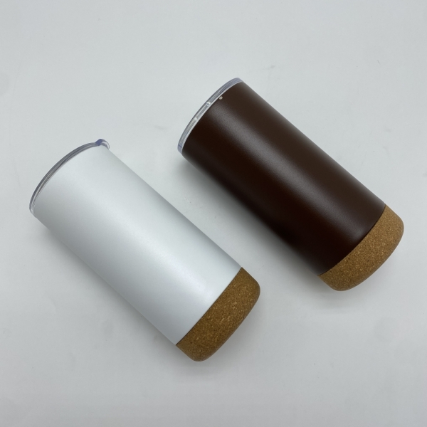 Insulated Vacuum flask with Recycled Cork base 