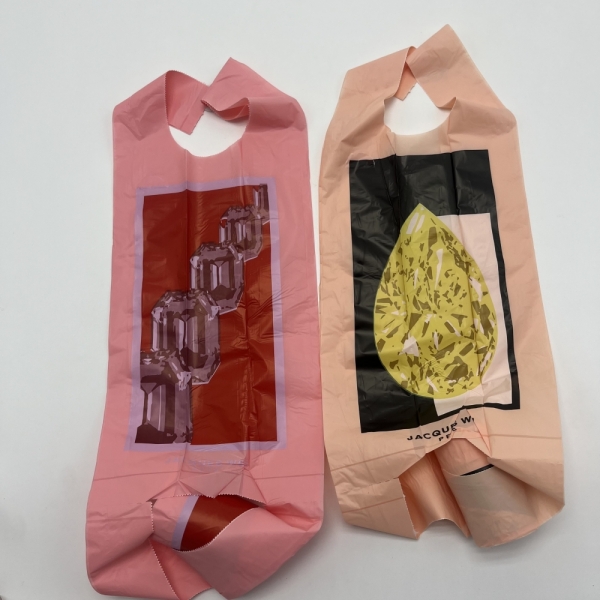 Portable environmental degradable custom logo Dog Poop Vest bag