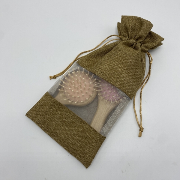 Natural Straight Bamboo Cute Pocket Hair Comb Custom Wooden Comb Hot for Handmade Chinese Hair Massage Combs Set Logo