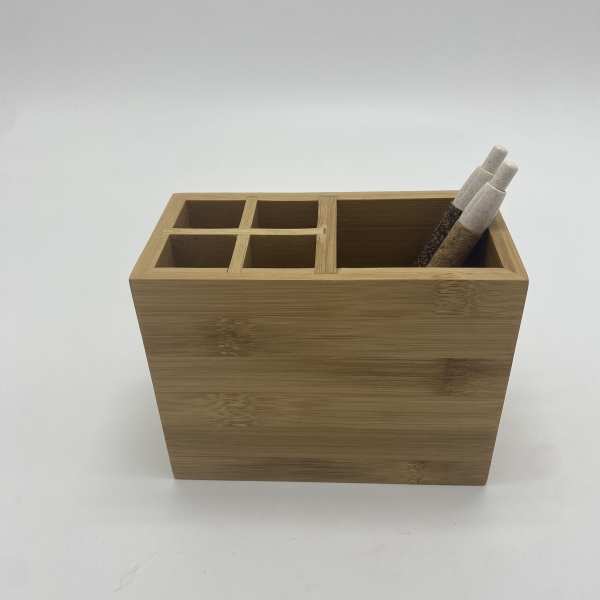 TF-BT5 Bamboo Pen Holder/Desk organizer
