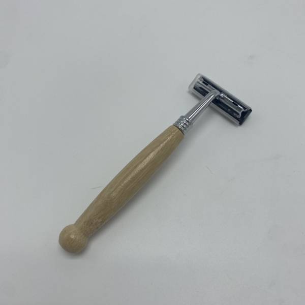 Disposable Portable Twin Blade Bamboo Razor Stainless Steel Male Face Use Hotels Guest Rooms Homestays Air Travel