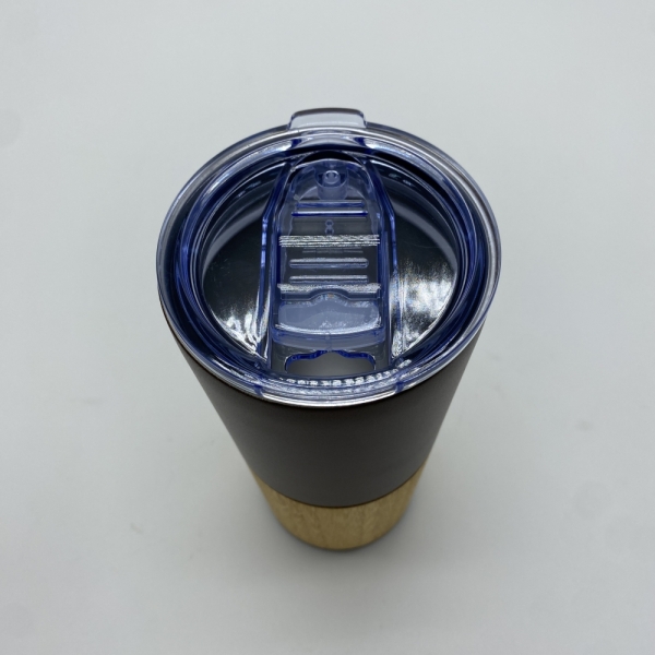 Vacuum cup with Bamboo decoration 