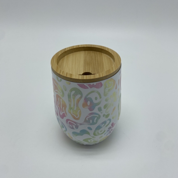 Shot glass with straw double wall 304 stainless steel portable insulation cup