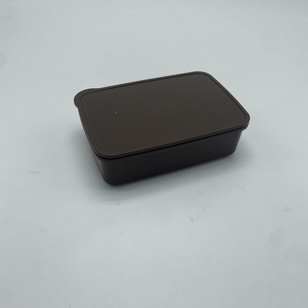 Double Layer Coffee grounds Lunch Box With Spoon Fork Knife