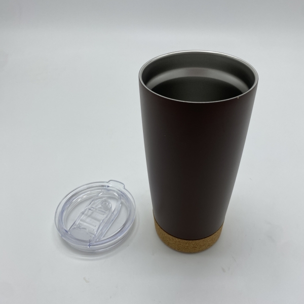 Vacuum flask with Recycled Cork base