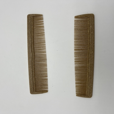 7381  Coconut Plant Fiber  Frosted Needle Tooth Comb