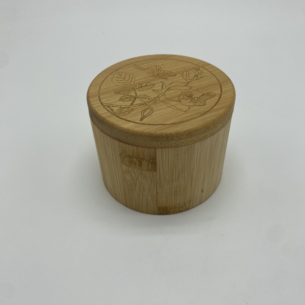 Bamboo Bath Salt Tank /Pepper Spice Cellar