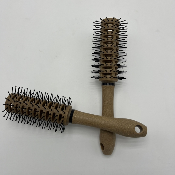 9517CB  Coconut Plant Fiber Styling Round Curling Hair Brush