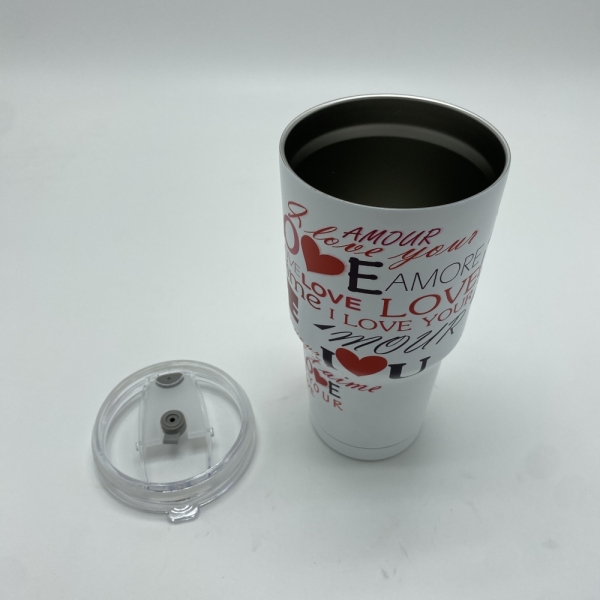  Customized Sublimation Christmas 30oz Quencher Travel Tumbler 