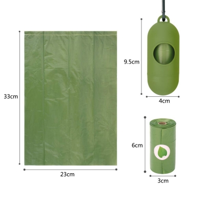 Biodegradable pet poop waste disposal bag 