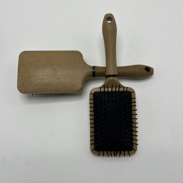 Natural Coconut plant fiber High quality Paddle Hair Brush