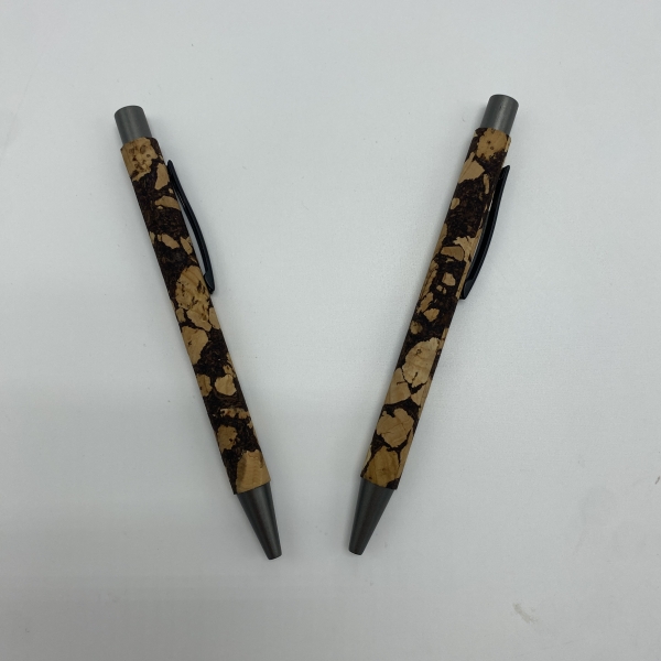Cheap office Promotional Coffee grounds ball Pen Cork with Custom Logo