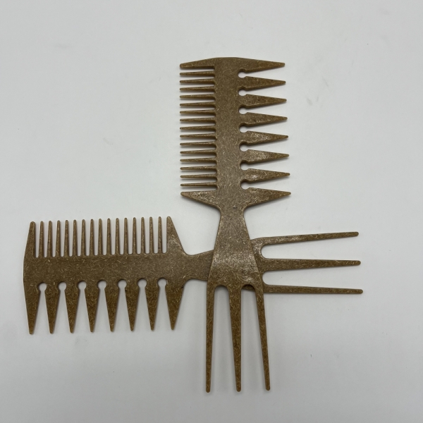 8294 Coconut Plant Fiber Multi-functional Comb