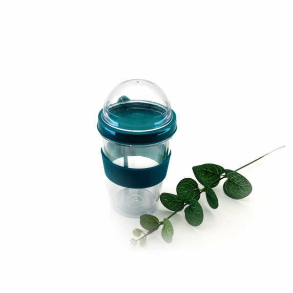 On the Go Storage Cup Double layer Yogurt cup with Spoon 