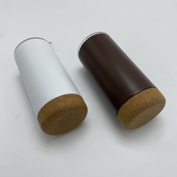 Insulated Vacuum flask with Recycled Cork base 
