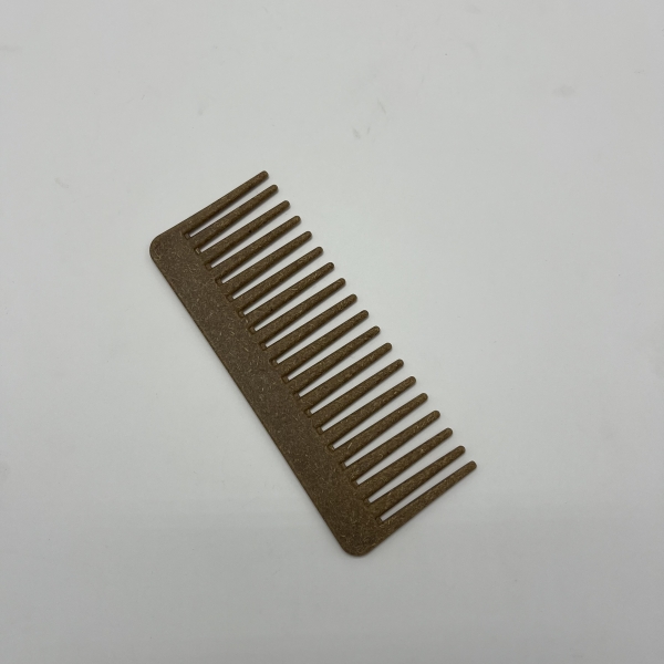 8268  Coconut Plant Fiber Frosted Wide Tooth Comb