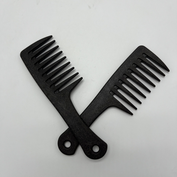 Eco-friendly Coffee Grounds Biodegradable Wide Tooth/Needle Tooth Comb