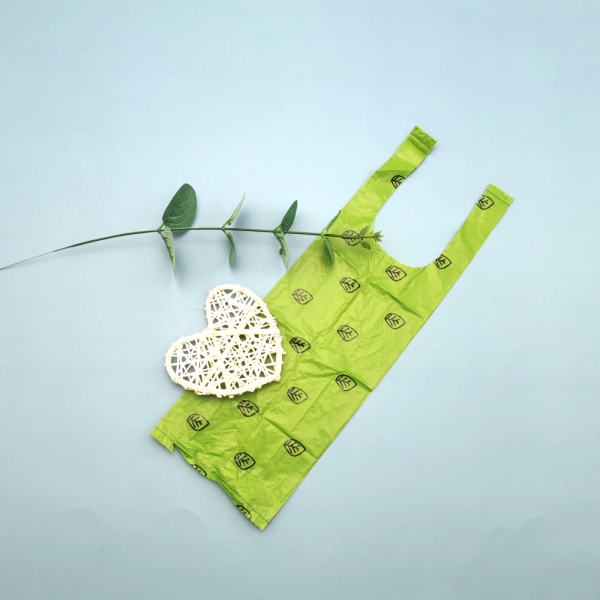 Compostable Pet Poop T shape Waste bag 