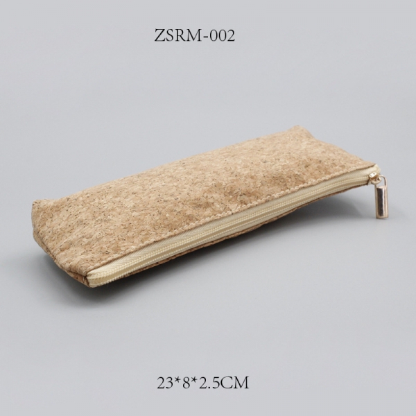 Cotton Canvas Organizer Bag Original Color Travel Toiletry Storage Set Environmental Cork Cosmetic Bag