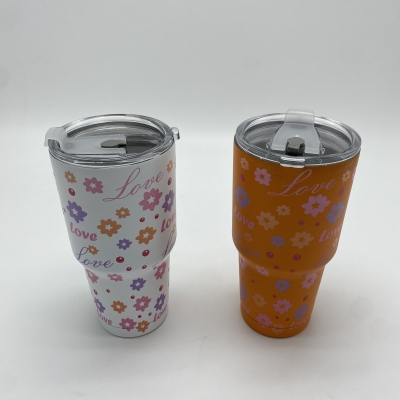 Food GradeCustomized Sublimation 30oz car tumbler mugs