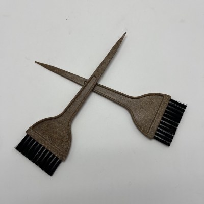 Coconut plant fiber Salon Hair dye brush 