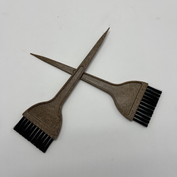 Coconut plant fiber Salon Hair dye brush 