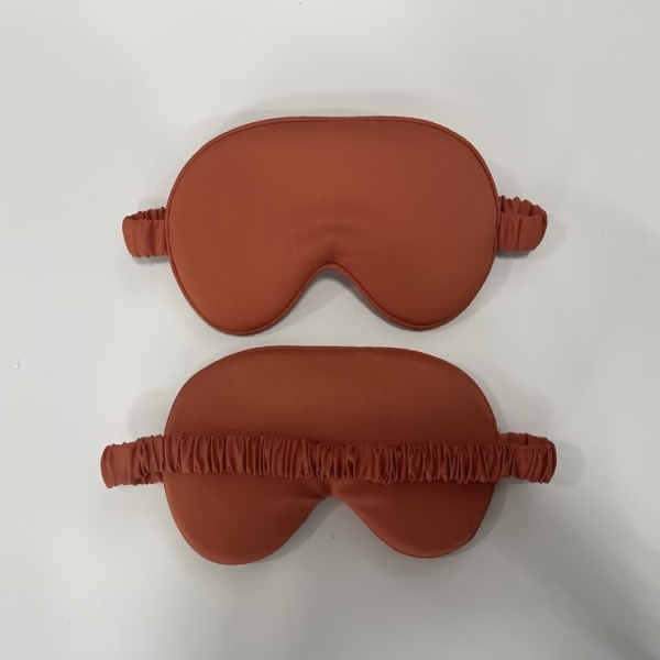 Bamboo Fiber material Skin care silk eye mask set with Headband,Scrunchies and Drawstring bag_复制