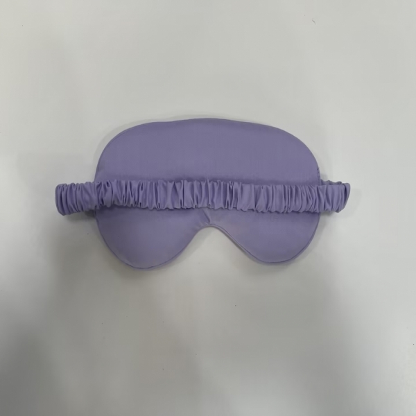 Bamboo Fiber material Skin care silk eye mask set with Headband,Scrunchies and Drawstring bag