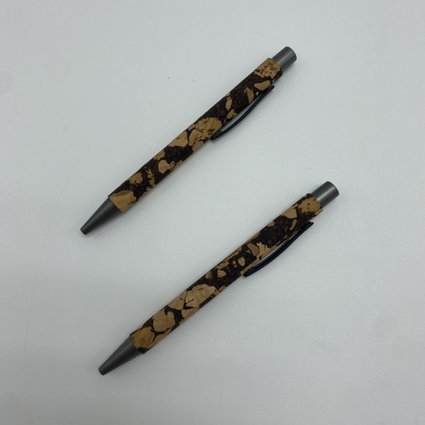 Cheap office Promotional Coffee grounds ball Pen Cork with Custom Logo