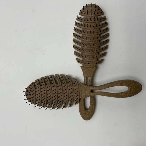 High quality sustainable Coconut plant fiber Hair Brush 