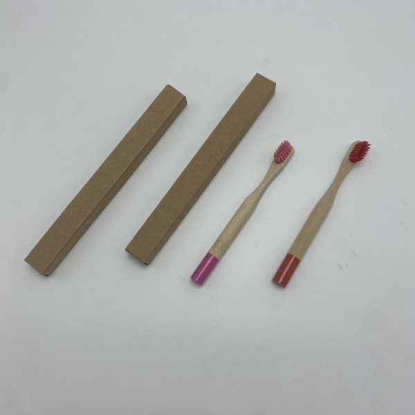 100% Natural Biodegradable Organic Eco Friendly Bamboo Toothbrush With Logo