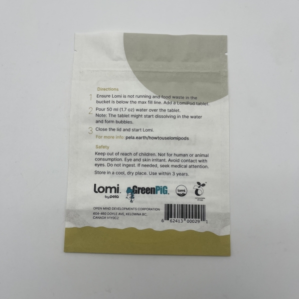 Eco Friendly Biodegradable Bag White / Brown Kraft Paper Pouch Stand Up Zipper Pouch