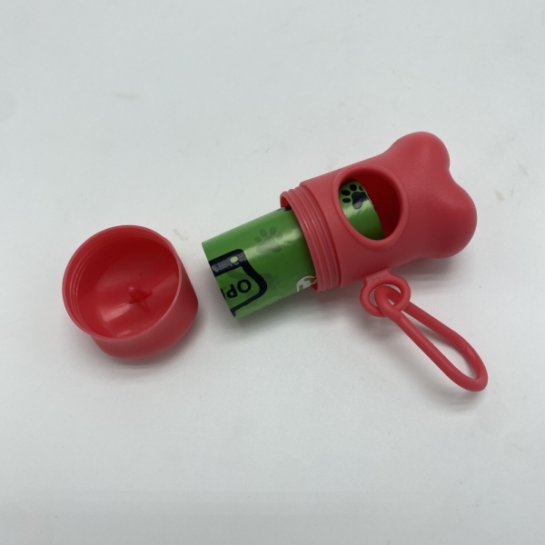 Post Consumer Recycling plastic dog poop bag dispener 