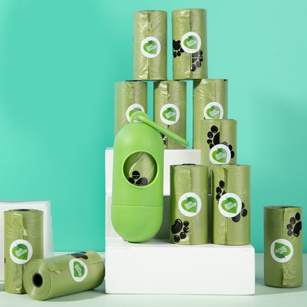 Biodegradable pet poop waste disposal bag 
