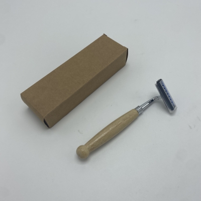 Disposable Portable Twin Blade Bamboo Razor Stainless Steel Male Face Use Hotels Guest Rooms Homestays Air Travel