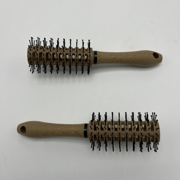 9517CB  Coconut Plant Fiber Styling Round Curling Hair Brush