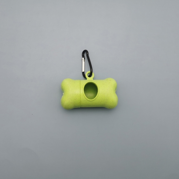 Wheat straw fiber Compostable poop bag Dispenser 