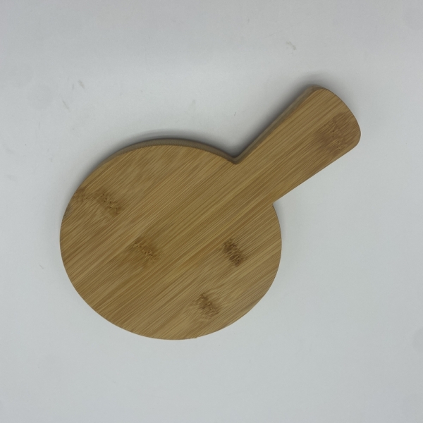 TF-PK-S Wholesale Custom Logo Butter Stainless Steel Knife Cheese Tools Round Wooden Bamboo Cheese Board and Knife Set