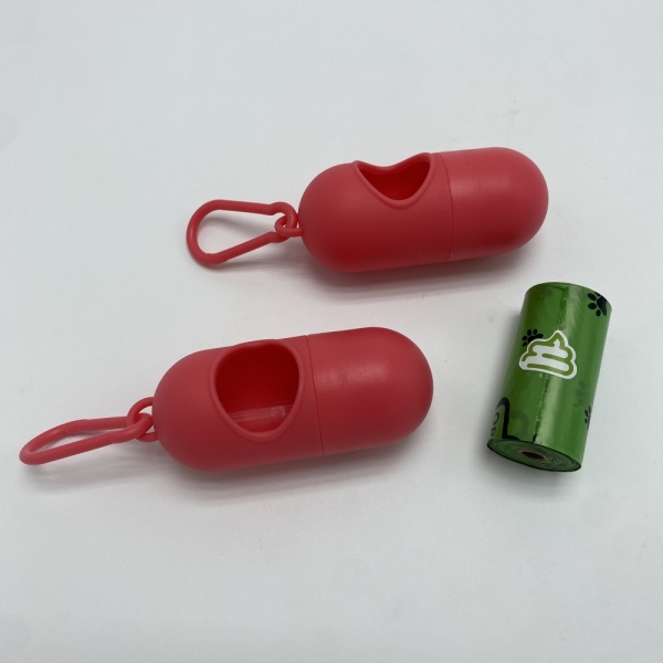 Capsule Shape PCR Pet Poop Bag Dispenser 