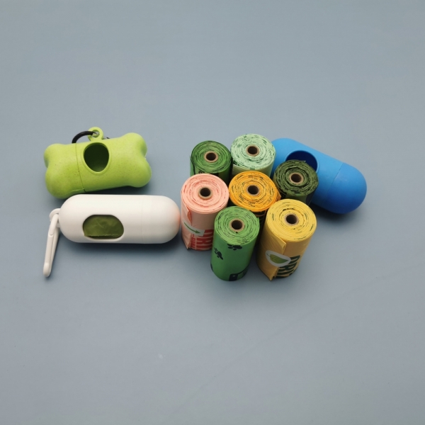 Wheat straw fiber Compostable poop bag Dispenser 